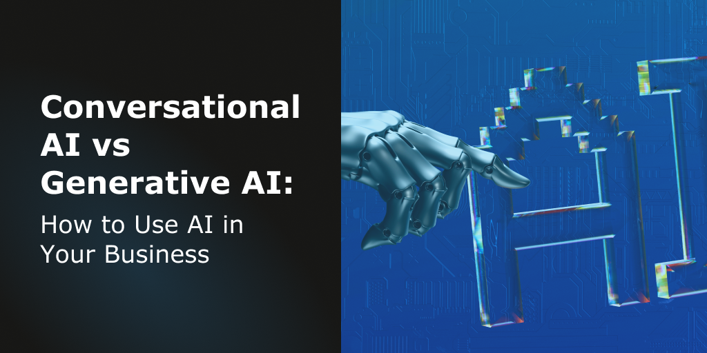 Blog Header - Conversational AI vs Generative AI