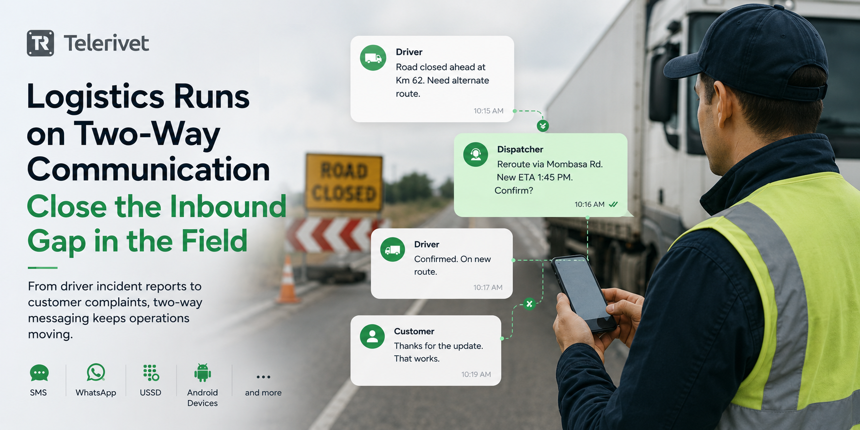 Logistics communication in action
