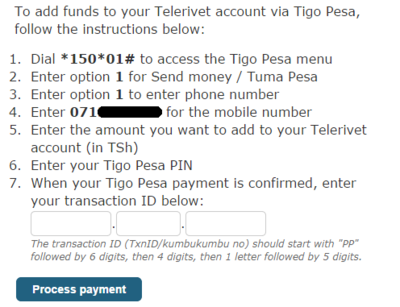 Tigo-pesa-payments